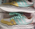 阿迪達(dá)斯 （adidas）板鞋女款舒適軟彈減震跑步鞋女子防滑板鞋運動鞋子 UK4.5碼37 曬單實拍圖