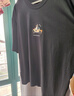 太平鳥(niǎo)男裝T恤【晚心聯(lián)名】短袖T恤夏刺繡體恤衫潮牌# 黑色 第一批 S 曬單實(shí)拍圖