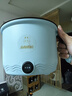 電煮鍋多功能小型電飯煲家用電火鍋學(xué)生宿舍電熱鍋專用鍋 沙秋蘭【速熱型】不粘鍋單鍋+PP蒸籠 曬單實(shí)拍圖
