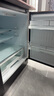 美菱（MeiLing） 家用商用臥式矮電冰箱風(fēng)冷無(wú)霜小戶(hù)型抽屜櫥柜式橫臥嵌入式底部散熱電腦控溫對開(kāi)門(mén) 廚房 超薄0嵌【底部散熱】電控風(fēng)冷 變頻黑色 新 曬單實(shí)拍圖