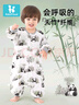 baby friend嬰兒睡袋竹棉寶寶連體睡衣中大童紗布睡袋夏季空調(diào)房防踢被110碼 曬單實(shí)拍圖
