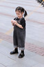 AOKANG奧康童鞋女童襪靴2025秋冬季新款中大童黑色洋氣女孩靴子公主短靴 黑色 28 (內(nèi)長(zhǎng)約18.0cm) 曬單實(shí)拍圖
