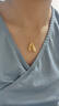 中國(guó)黃金（CHINA GOLD）黃金貔貅金剛杵吊墜足金項(xiàng)鏈男女款招財(cái)鎖骨情人節(jié)生日禮物送女友 【今/次日達(dá)】貔貅金剛杵吊墜+S925鏈 約1g 曬單實(shí)拍圖