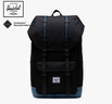 Herschel Little America 赫行 25L雙肩包 經(jīng)典黑色/澎湃藍(lán) 曬單實(shí)拍圖