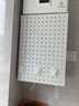 嶸嵐燃氣熱水器遮擋罩置物架天然氣洞洞板廚房裝飾衛(wèi)生間壁爐遮丑擋板 北歐白 長35高50深17【贈4掛鉤】 曬單實拍圖