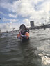 喆煒游泳手臂圈兒童浮袖水袖胳膊袖漂浮漂袖套浮力裝備救生圈神器 橙色大人兒童通用30-200斤 曬單實拍圖