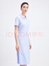 Navigare意大利小帆船女士連衣裙25春夏季新品休閑簡(jiǎn)約風(fēng)POLO裙時(shí)尚中長(cháng)裙 航線(xiàn)藍 XL 曬單實(shí)拍圖