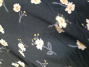 圣羅地奧人造棉棉綢連衣裙夏新款短袖綿綢裙外穿中長(zhǎng)款碎花大擺裙沙灘裙 10號(hào)色 XL（建議105-120斤） 曬單實(shí)拍圖