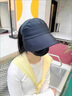 啄木鳥(niǎo)防曬帽女夏季新款大帽檐防紫外線(xiàn)戶(hù)外騎行可掛口罩空頂遮陽(yáng)太陽(yáng)帽 黑色 【大檐防曬 UPF50+】 均碼 曬單實(shí)拍圖