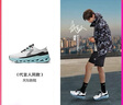 斯凱奇（Skechers）【成毅同款】春夏閃穿逐浪跑鞋|男女同款透氣跑步運動(dòng)休閑鞋 黑色/炭灰色/BKCC 220909 41 曬單實(shí)拍圖