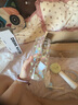 特百惠 NICE夏季新款玻璃杯大容量吸管杯水杯帶提繩女生高顏值家用可愛水杯子 粉色720ML 【花朵掛件+杯刷+吸管刷】 曬單實(shí)拍圖