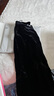 播黑標(biāo)系列絲絨休閑褲女商場同款高腰顯瘦闊腿褲BDR1KD2148 K40玄黑 玄黑 S 曬單實(shí)拍圖