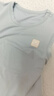 棉店嬰兒背心睡袍夏季薄款寶寶睡裙防踢兒童空調(diào)服睡衣【蘭精莫代爾】 海島藍(lán) 100 曬單實(shí)拍圖