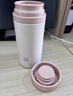 雙立人（ZWILLING）保溫杯男女大容量茶漏杯不銹鋼水杯茶水分離家用便攜 粉色420ml 曬單實(shí)拍圖