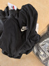 耐克（NIKE）女裝男裝短袖 25夏季新款運動服透氣休閑服寬松上衣女T恤休閑短袖 AR4999-013/經(jīng)典黑色 M (170/88A) 曬單實拍圖
