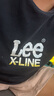 Lee25新品舒適版圓領(lǐng)Logo印花男女同款短袖T恤休閑潮LUT0098394LE 黑色（尺碼偏大，拍小一碼） L 曬單實拍圖