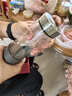 希諾抗菌玻璃杯雙層商務(wù)辦公車載水杯男高檔泡茶杯子XN-9607K 410mL 曬單實拍圖