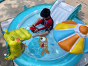 INTEX 57165鱷魚(yú)戲水噴水池 嬰兒玩具游戲屋戲水池寶寶玩具池海洋球池N 曬單實(shí)拍圖