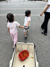 歌瑞家（greatfamily）兒童褲子女童裝2025夏季新款小童優(yōu)可絲輕薄休閑褲七分褲樂(lè )友 粉色 100 【3-4歲】 曬單實(shí)拍圖
