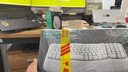 羅技（Logitech）Wave Keys人體工學(xué)鍵盤 無線藍(lán)牙鍵盤辦公平板ipad鍵盤Mac筆記本薄膜鍵盤 家用雙模帶掌托傾角支架 Wave Keys+Lift【白色鍵鼠套裝】 曬單實(shí)拍圖