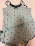 古今（GUJIN）帶胸墊吊帶背心睡衣女夏季新品25家居服睡褲套裝可外穿柔軟純欲L 曬單實拍圖