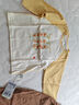 童泰（TONGTAI）嬰兒長(cháng)袖套裝春季純棉寶寶衣服兒童休閑外出上衣褲子黃色100cm 曬單實(shí)拍圖