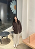 波司登25年輕薄羽絨服女短款90絨巴恩風(fēng)翻領(lǐng)夾克外套B250135334 曬單實(shí)拍圖