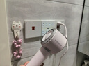 飛科（FLYCO）高速電吹風(fēng)機(jī)家用宿舍負(fù)離子速干護(hù)發(fā)吹風(fēng)筒七夕情人節(jié)禮物FH6371鉆石粉標(biāo)配掛架 曬單實(shí)拍圖