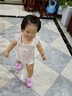 ASK JUNIOR兒童泳衣夏吊帶連體泳裝小童高彈木耳邊海邊溫泉訓(xùn)練服 90  曬單實(shí)拍圖