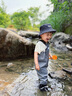 甜甜仔兒童涉水服連體趕海玩水玩沙捉魚(yú)男女童下水褲幼兒園小學(xué)生防水服 曬單實(shí)拍圖