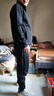 安踏運動套裝男士秋季防風立領(lǐng)開衫外套跑步長褲運動服褲休閑服褲 曬單實拍圖