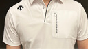 DESCENTE迪桑特TRAINING系列綜訓(xùn)TOUGH男士短袖POLO衫夏季 WT-Bright White Tpg L (175/96A) 曬單實(shí)拍圖