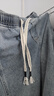 真維斯（JEANSWEST）牛仔褲男2025秋季潮牌美式寬松直筒休閑男士淺藍(lán)L 曬單實拍圖
