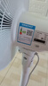 美的（Midea）電風扇 家用七葉立式落地扇宿舍臥室輕音節(jié)能搖頭桌面小風扇大風力空氣循環(huán)風扇 SAF30AC  曬單實拍圖