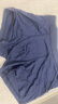無印良品（MUJI）男式 萊賽爾 前封口 平角內(nèi)褲 褲頭四角褲 深藏青色2A 1條 M （170/80A） 曬單實拍圖