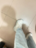 鴻星爾克女鞋夏季戶外運動鞋國潮復(fù)古老爹鞋簡約百搭休閑鞋子龍飛鳳舞2.0 粉刷灰/珍珠奶茶 37 曬單實拍圖
