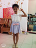G.DUCKKIDS女童套裝夏季2025新款中小童夏裝兒童無(wú)袖襯衫短裙女寶寶兩件套潮 白色無(wú)袖上衣+藍(lán)裙子兩件套 吊牌120適合120cm 曬單實(shí)拍圖
