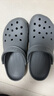 crocs男鞋女鞋明星款洞洞鞋透氣耐磨拖鞋防水輕便休閑鞋沙灘鞋10001 石板灰-0DA 39 -40(250mm) 曬單實(shí)拍圖