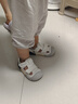 牧童涼鞋男寶寶童鞋2025夏季新款穩(wěn)護防撞皮面學步鞋女嬰兒軟底鞋子 海霧藍 22 鞋內(nèi)長15.0cm/適合腳長14.7cm 曬單實拍圖