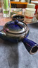 K-UNING 日本進口平行急須茶壺含漏網(wǎng)陶壺側把壺 日式泡茶壺功夫茶壺茶具 B7444平行海參卷+茶杯（黑） 400ml 曬單實拍圖