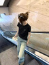微光里復(fù)古a版闊腿牛仔褲女2025夏季新款梨形寬松bf慵懶風(fēng)直筒大腳褲子 慵懶牛仔褲復(fù)古藍(lán)M碼80-110斤 曬單實(shí)拍圖