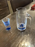 梵卡奇（FANKAQI）藍色冰山白酒杯分酒器套裝家用水晶玻璃帶刻度中式酒壺酒具 曬單實拍圖