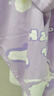 美津濃（MIZUNO）浴巾兒童男女斗篷連帽寶寶洗澡浴袍沙灘游泳速干吸水巾3504彩虹熊 曬單實拍圖