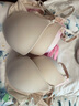 維多利亞的秘密 PINK 圓盤(pán)胸內衣1690性感光面無(wú)痕舒適聚攏3/4罩杯外擴文胸 39H6香檳色-1690 11201690 75B （34B） 曬單實(shí)拍圖