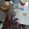 夢呵新生嬰兒奶瓶玻璃瓶身寶寶防脹氣通用適配貝親奶瓶配件替換瓶單買 玻璃瓶身 240ml 白保護(hù)套(無奶嘴) 曬單實(shí)拍圖
