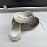 卡賓4D打印拖鞋男夏季官方正品包頭休閑半拖洞洞鞋鏤空透氣防滑沙灘鞋 灰白 41 曬單實拍圖
