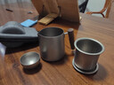 TILIVING鈦立維純鈦旅行茶具套裝便攜式戶外茶具整套露營功夫茶具快客杯 曬單實(shí)拍圖