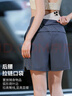 PHIGEER高腰寬松運動短褲女專業(yè)訓(xùn)練健身五分褲夏季2025新款跑步休閑褲子 云煙紫五分褲 L 曬單實拍圖