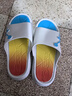 唯繼大童拖鞋居家室內夏天外穿青春潮流運動(dòng)舒適感防滑男孩兒童涼拖鞋 漸變色 38 -39碼(適合37-38的腳) 曬單實(shí)拍圖