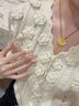 賽諾希天子門生鎖黃金吊墜足金999女龍鳳呈祥花絲金包銀鎖結(jié)婚三金禮物 約34g/厚金包3.31g/龍鳳呈祥 配鏈子 曬單實(shí)拍圖